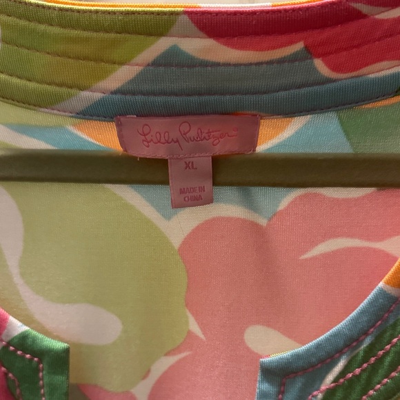 Lilly Pulitzer Vibrant Floral Long Sleeve Dress - Picture 2 of 4